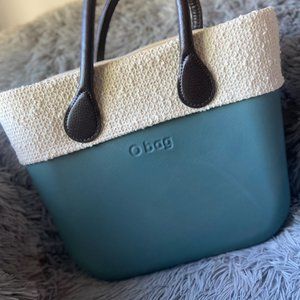 O Bag tote with trim insert